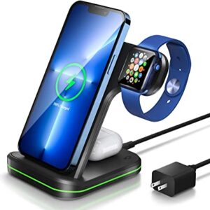 3 in 1 Wireless Charging Station, Sockspree 15W Wireless Charger Station