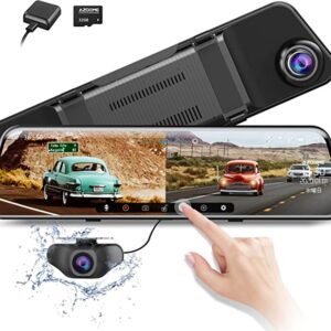 AZDOME 11.8″ Mirror Dash Cam