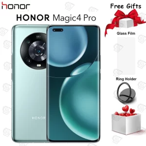 HONOR Magic 4 Pro Smartphone, Snapdragon 8 gen, Android 12, Charge Rapide 100 W, 4600 mAh, Écran 6,1 Pouces, 120 Hz, Original, Nouveau