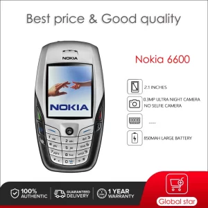 Nokia – téléphone portable 6600 Original, 2.1 pouces, 850 mAh, livraison gratuite, haute qualité