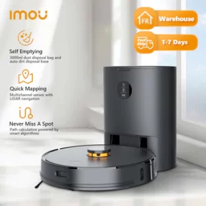 IMOU Robotic Self-empty Vacuum Cleaner Robot Sweeper Aspirador Friegasuelos Home Appliance Fast Shipping