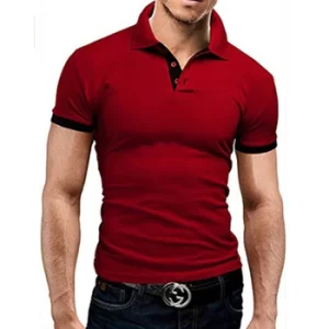 Covrlge Polo Shirt Men Summer Stritching Men’s Shorts Sleeve Polo Business Clothes Luxury Men Tee Shirt Brand Polos MTP129