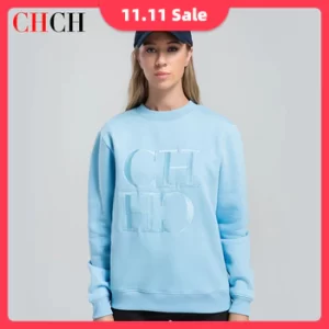 CHCH 2022 Women’s Sweatshirt Casual Jacket Long Sleeve Sweater Soft and Comfortable Sportswear Long Sleeve Women’s Sweatshirt