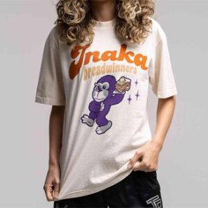 Season 14 Zhcth Store Inaka Power Shirt Men Women Daily Inaka Shirt Bear Design Digital Inkjet Printing US Size Oversize TEE