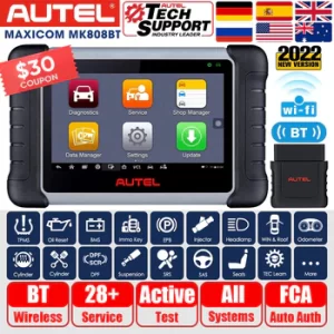 2022 Newest Autel MaxiCOM MK808BT OBD2 Scanner Car