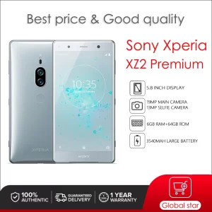 Sony – smartphone Xperia XZ2 de 64 go de RAM et 4 go de rom, téléphone portable haut de gamme, H8116, SO-04K, reconditionné, d’origine, débloqué, 5.0 pouces, GSM, livraison gratuite