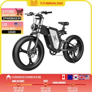 Electric City Bike Electric Bike Emtb 48v Battery Ebike Electric Bicycle Front Rear Shock Absorption Mountaineering Off-Road